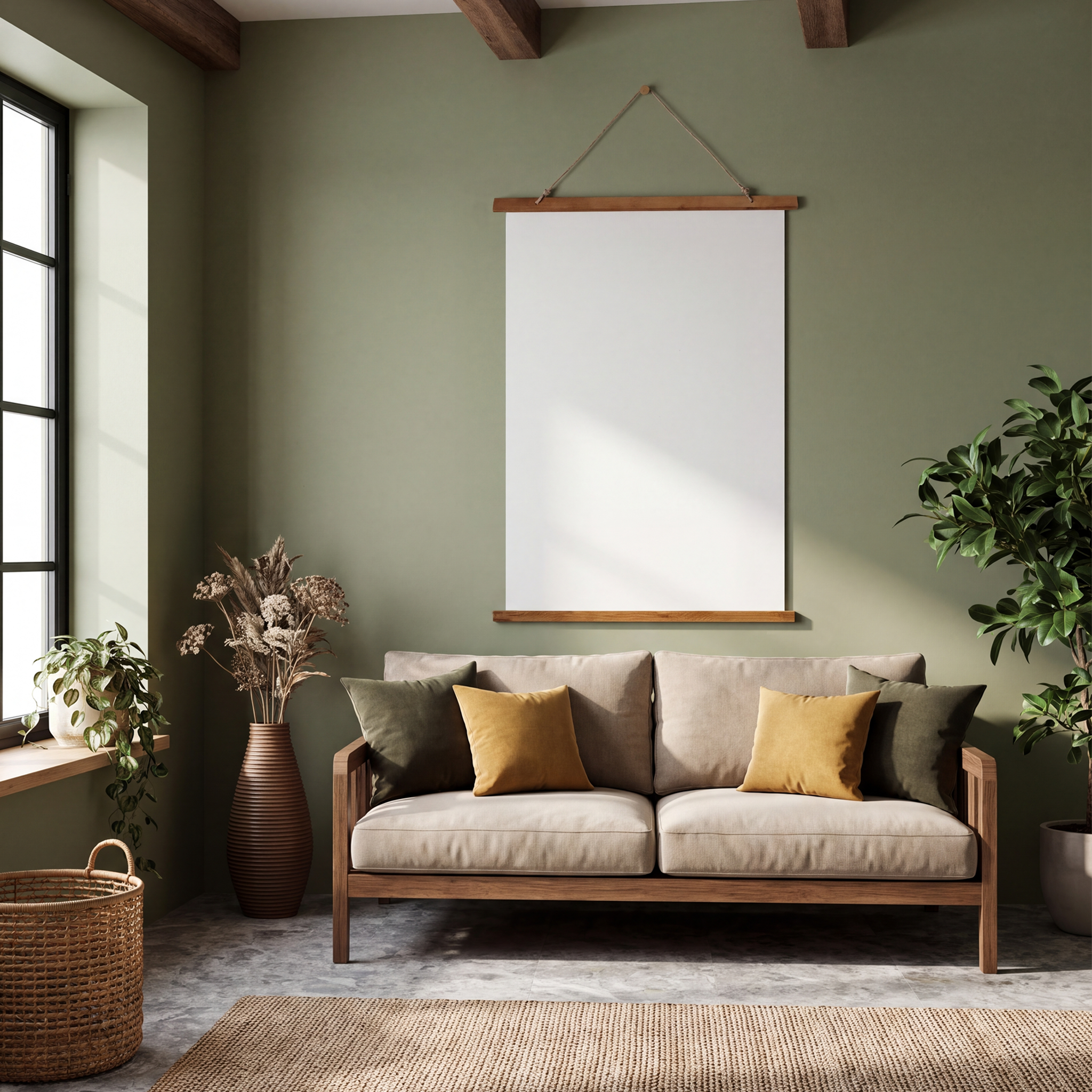 Wood Topped Wall Tapestry - Thumbnail Image