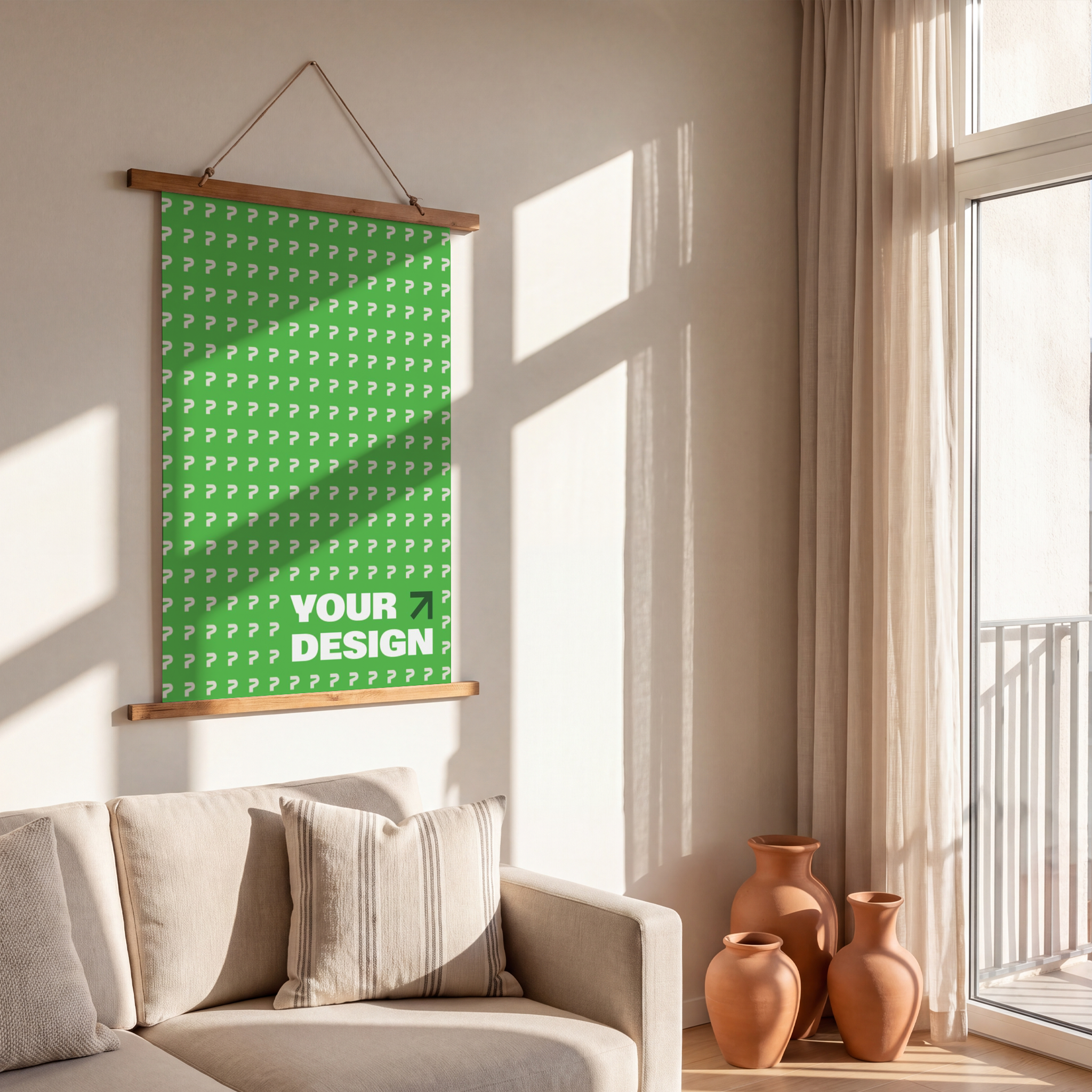 Wood Topped Wall Tapestry - Thumbnail Image